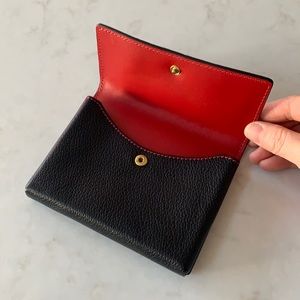 🚨NWOT Coach Leather Case Black